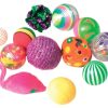 Zolux kattenspeelgoed fancy gekleurde ballen assorti (12 ST)