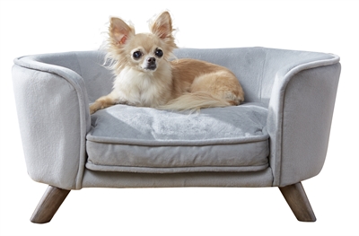 Enchanted hondenmand / sofa romy grijs (67,5X40,5X30,5 CM)