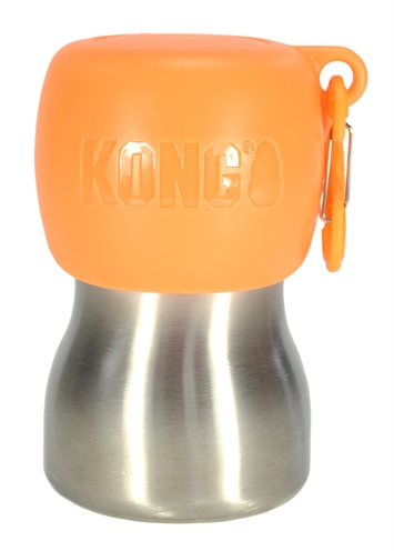 Kong h2o drinkfles rvs oranje (280 ML)