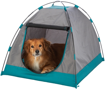 Trixie tent voor honden donkergrijs / petrol (47X47X34 CM)